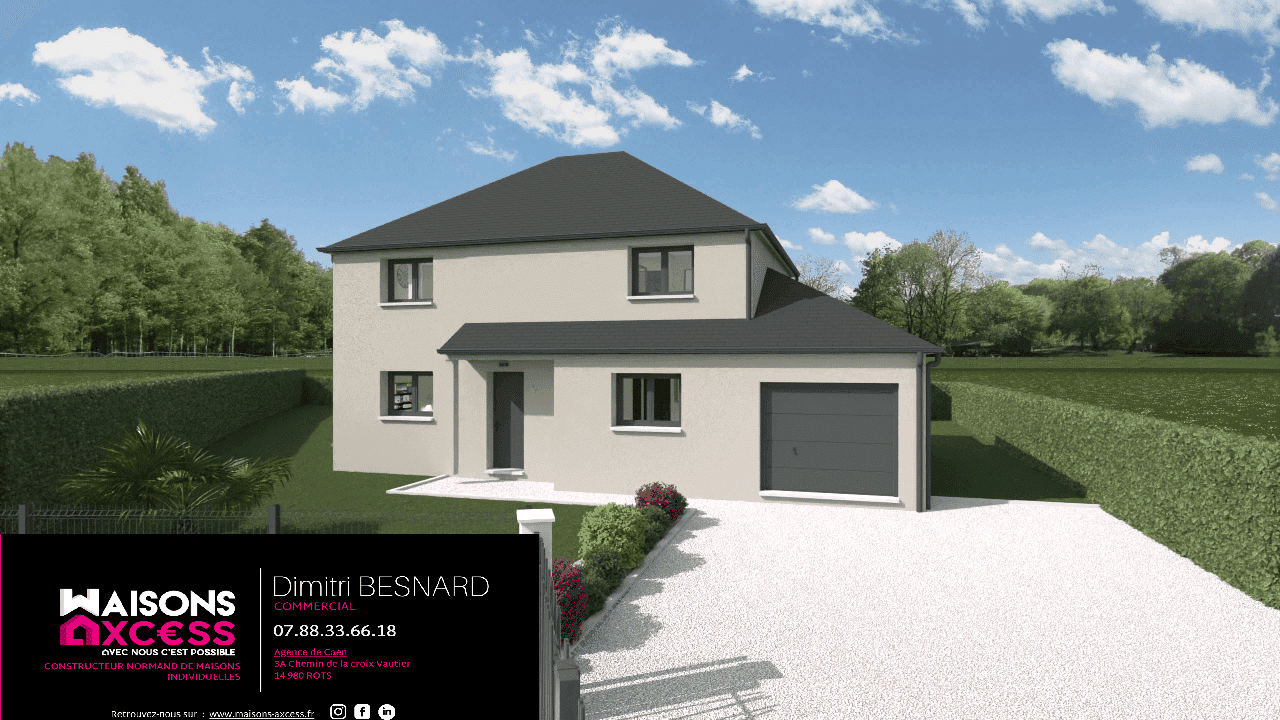 Maison 5 pièces 125 m² · à Frénouville · 125 m² · 284 600 €