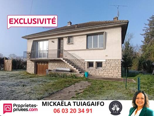 Maison à vendre 110 000 € 5 pièces 3 chambres 90 m² 1 200 m² de terrain La Chapelle-Lasson 51260