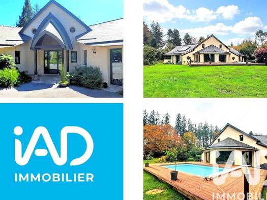 Maison à vendre 342 000 € 8 pièces 3 chambres 182 m² 5 917 m² de terrain Rostrenen 22110