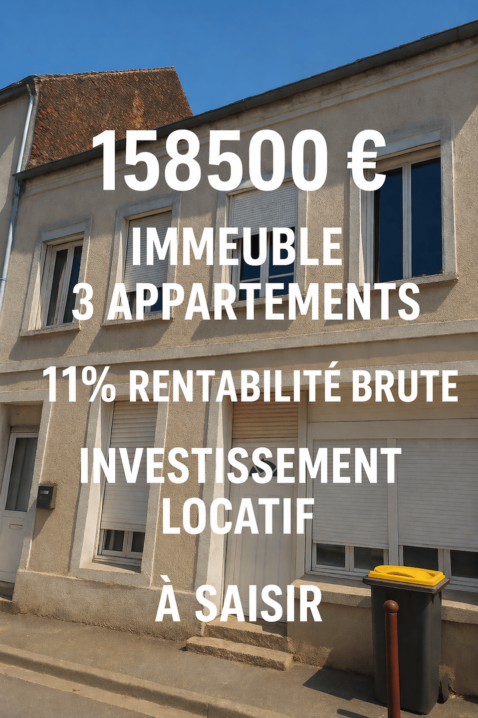 Maison 7 pièces 150 m² · à Saint-Quentin · 150 m² · 158 500 €
