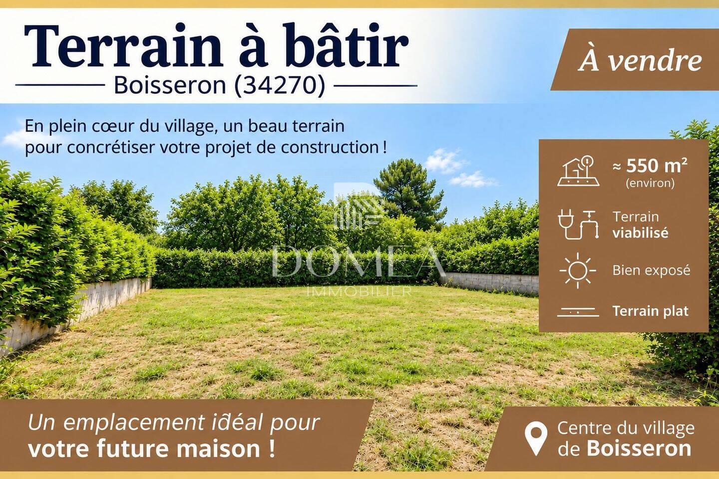 Terrain de 550 m² à Boisseron - photo 2