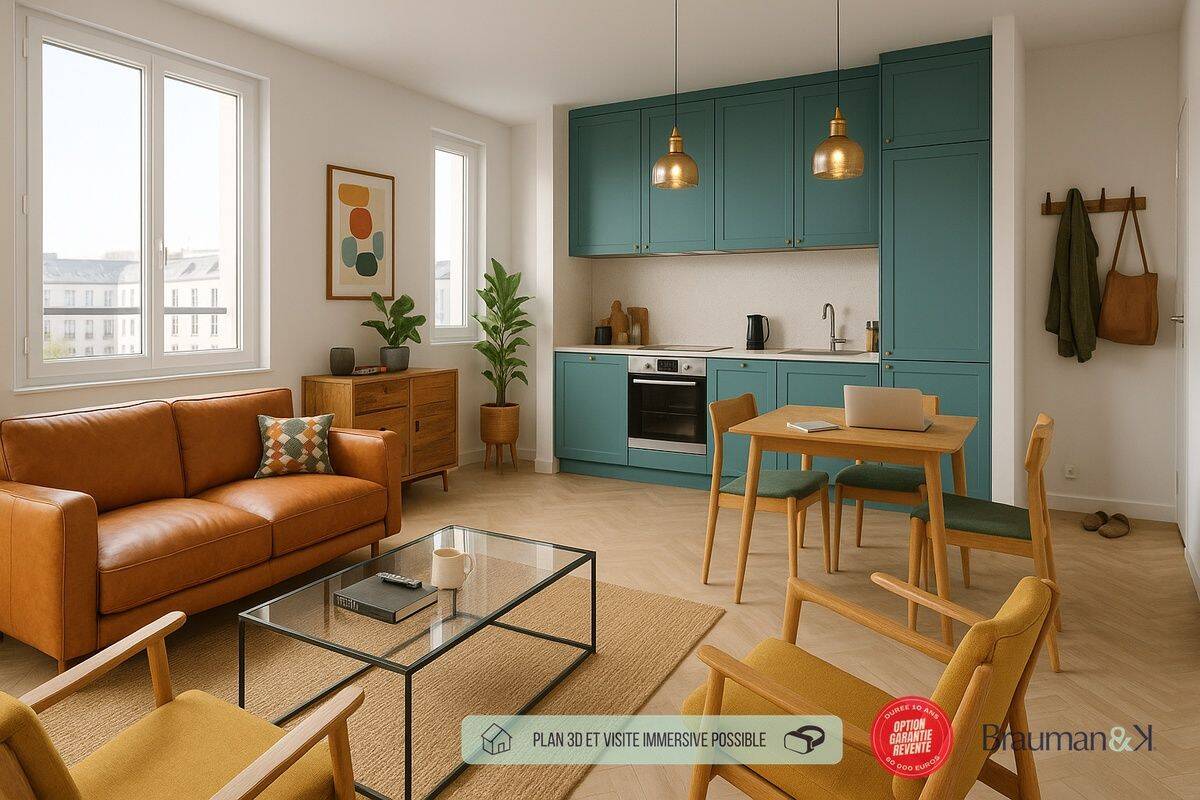 Appartement 2 pièces 47 m² · à Sartrouville · 47 m² · 255 000 €
