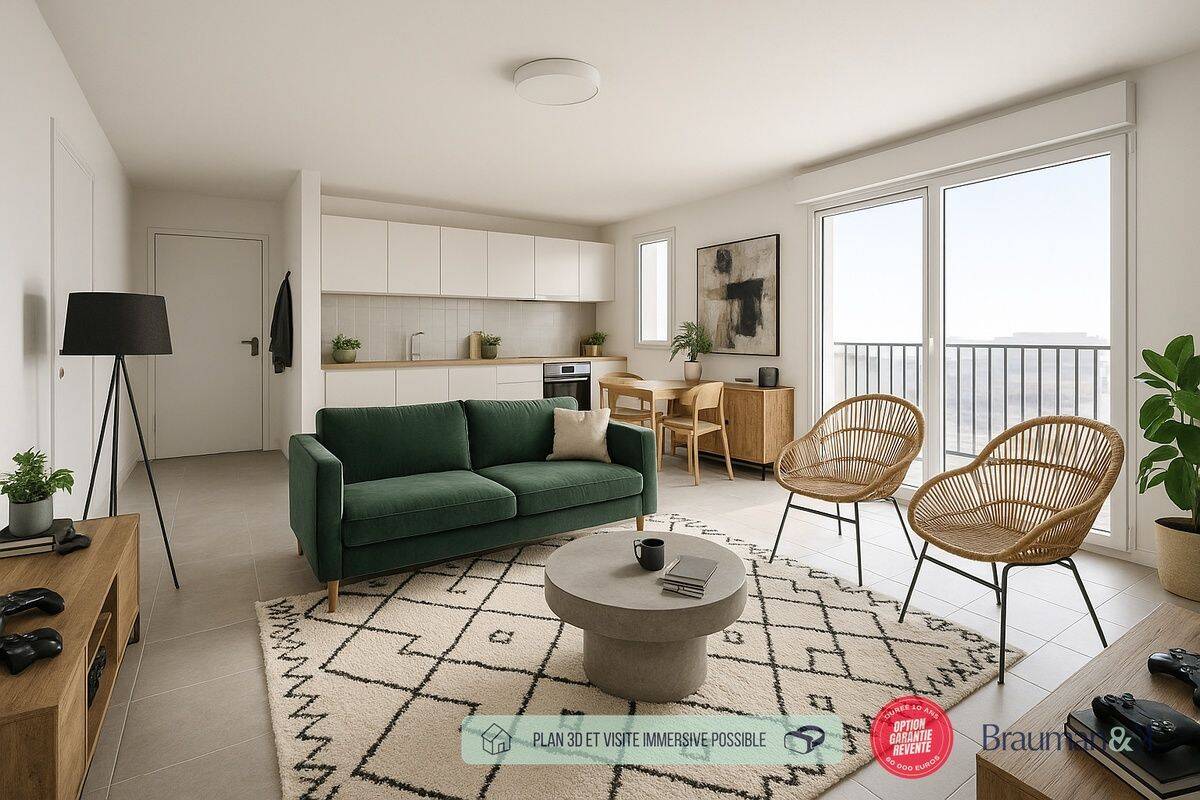 Appartement 2 pièces 48 m² · à Chartres · 48 m² · 139 788 €