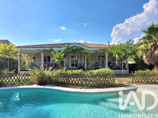 Maison de plain-pied à vendre 480 000 € 4 pièces 3 chambres 112 m² 800 m² de terrain Saussan 34570