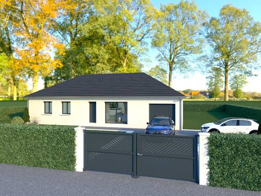 Terrain avec maison neuve à vendre 221 900 € 4 pièces 3 chambres 90 m² 840 m² de terrain Lamarque-Pontacq 65380