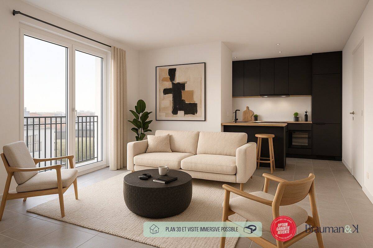Appartement 2 pièces 38 m² · à Elbeuf · 38 m² · 122 900 €