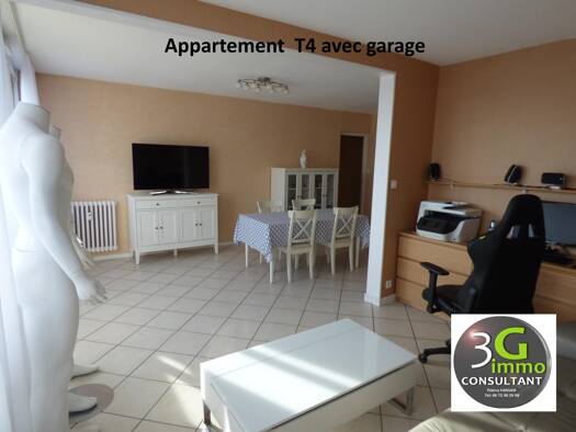 Appartement à vendre 110 000 € 3 pièces 2 chambres 74 m² Étage 9/10 Bergson-La Terrasse Saint-Étienne 42000
