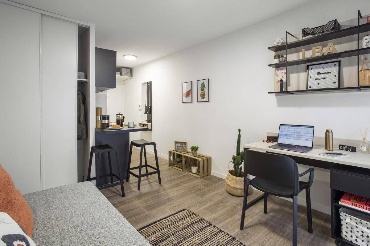 Appartement 1 pièce 18 m² · à Clermont-Ferrand · 18 m² · 508 €/mois