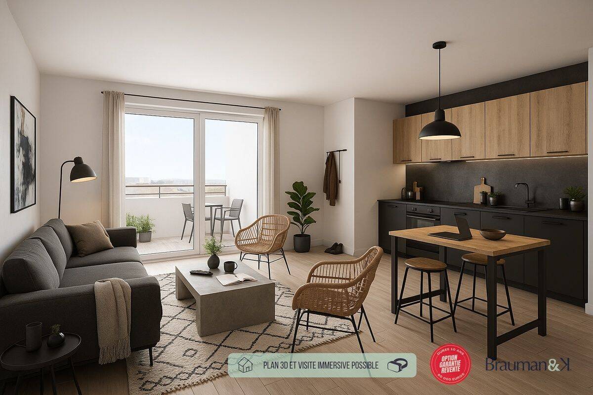 Appartement 3 pièces 62 m² · à Arras · 62 m² · 189 021 €