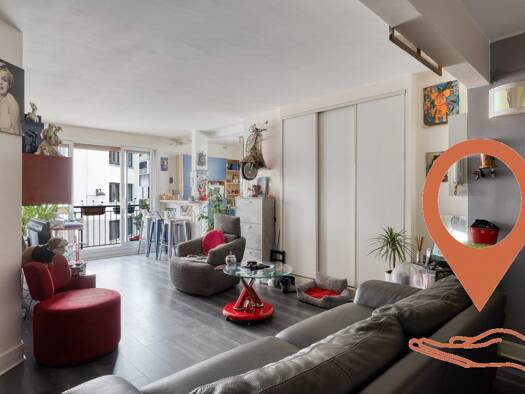 Appartement en viager occupé Bouquet 192 400 € 2 pièces 1 chambre 53,8 m² Étage 2/10 Dupleix-Motte Picquet Paris 15ème arrondissement 75015