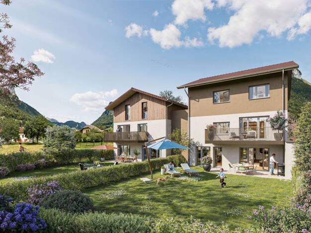 Appartement à vendre - neuf 263 500 € 3 pièces 64,5 m² 2ème étage Saint-Ferréol 74210