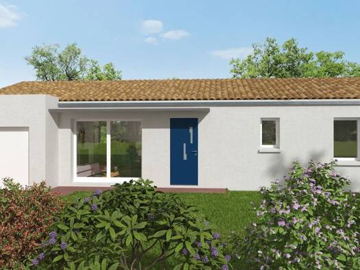 Terrain avec maison neuve à vendre 213 000 € 4 pièces 3 chambres 90 m² 613 m² de terrain Meursac 17120