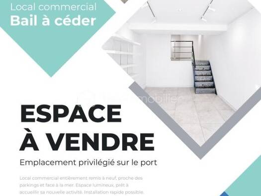 Local commercial à vendre 65 000 € 34 m² de surface de vente La Ville Bandol 83150