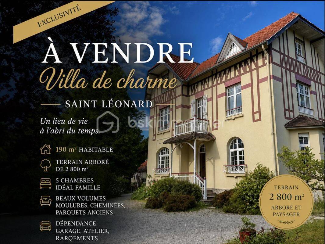 Maison 10 pièces 190 m² · à Saint-Léonard · 190 m² · 545 700 €