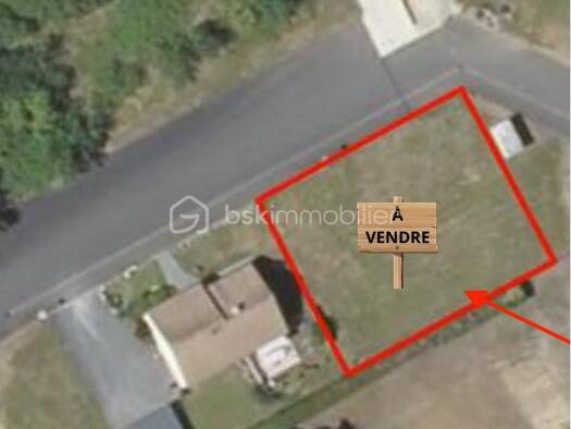 Terrain constructible viabilisé à vendre 22 035 € 518 m² de terrain Luceau 72500