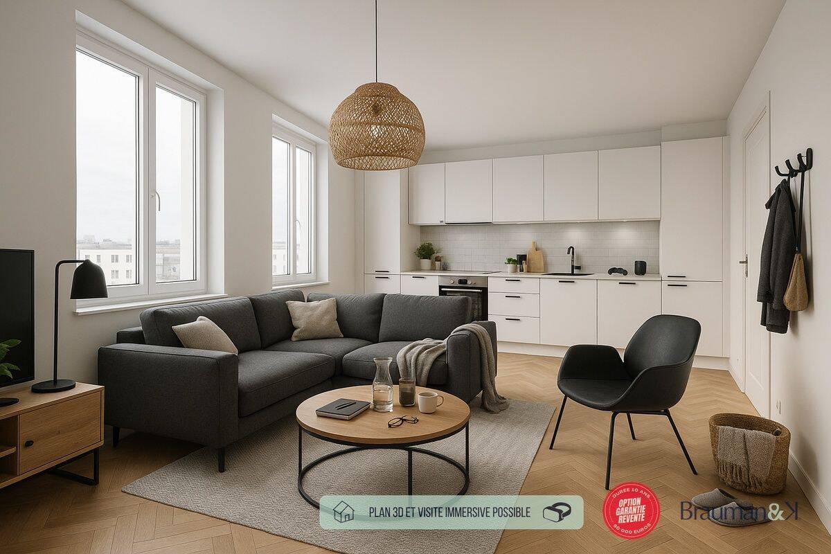Appartement 3 pièces 64 m² · à Téteghem-Coudekerque-Village · 64 m² · 213 637 €