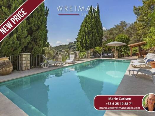 Ferme à vendre 3 200 000 € 15 pièces 5 chambres 200 m² 2 000 m² de terrain Saint-Paul-de-Vence 06570