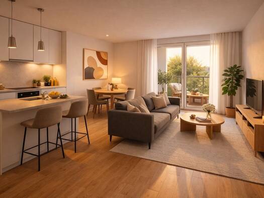 Appartement à vendre - neuf 243 000 € 2 pièces 1 chambre 46,3 m² Étage 1/6 La Justice Rosny-sous-Bois 93110