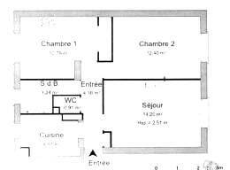 Appartement 3 pièces 51 m² · à Mérignac · 51 m² · 650 €