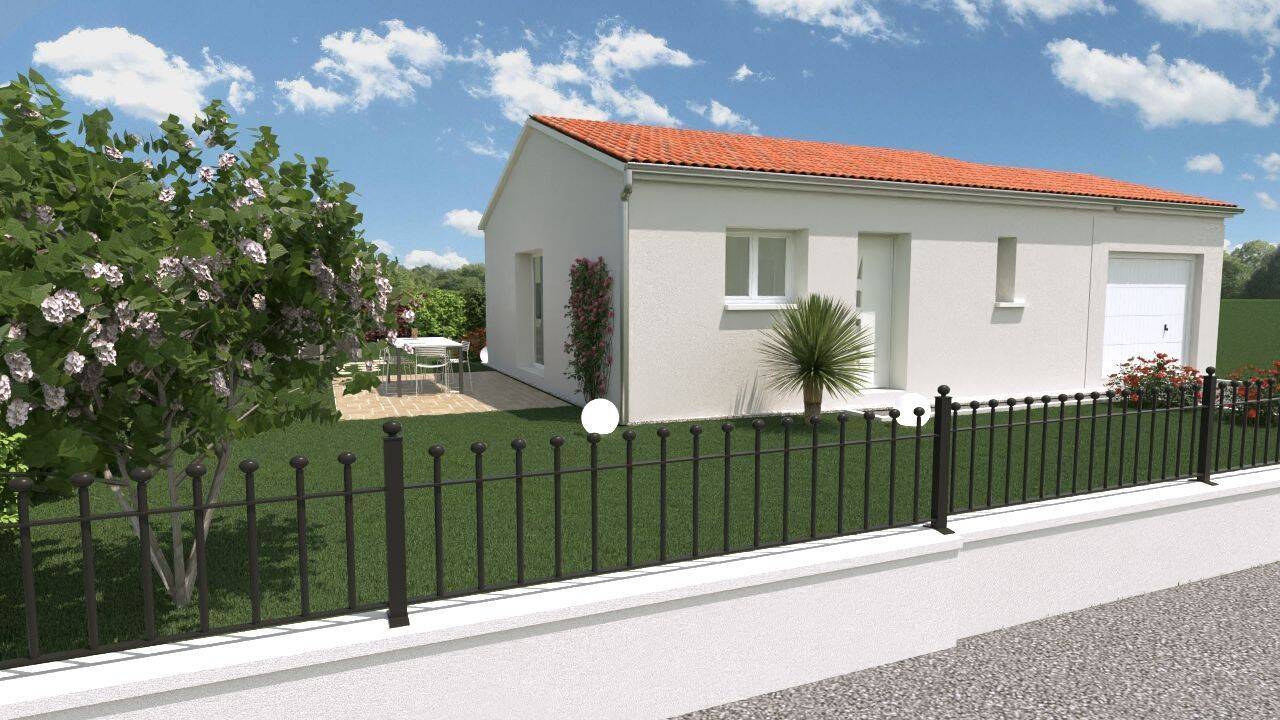 Maison 3 pièces 52 m² · à Aigondigné · 51,7 m² · 152 200 €