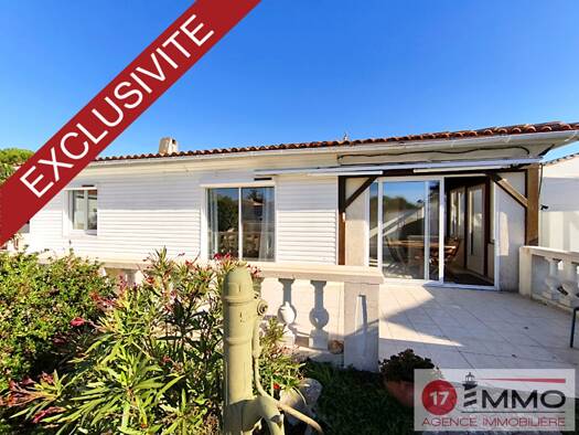 Maison de plain-pied à vendre 335 700 € 4 pièces 3 chambres 75 m² 340 m² de terrain Angoulins 17690