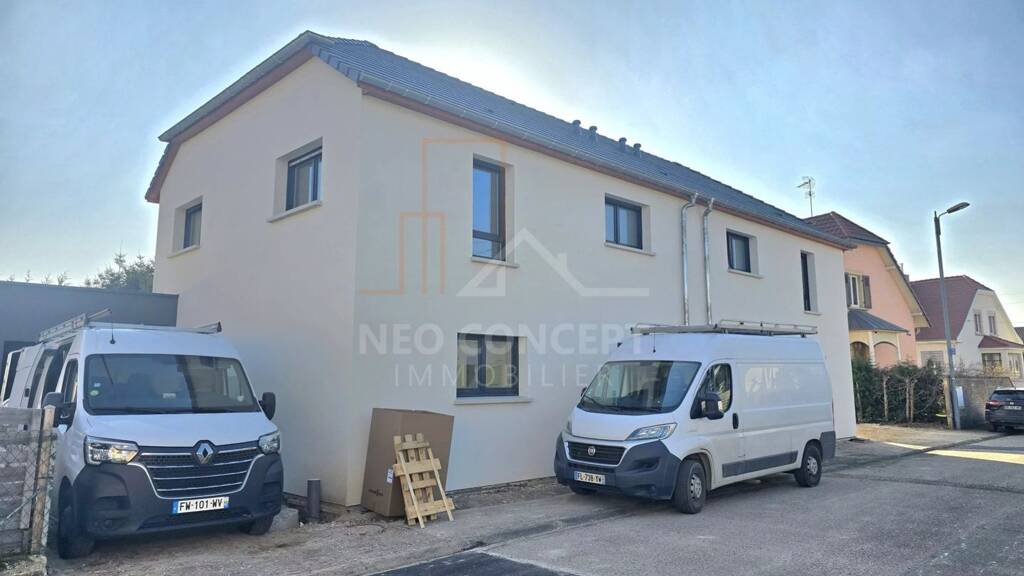 Maison jumelée à louer - Première occupation 1 500 € 4 pièces 3 chambres 104,8 m² Metzgerhof-Hundshof-Schloessel Château Fia Haguenau 67500