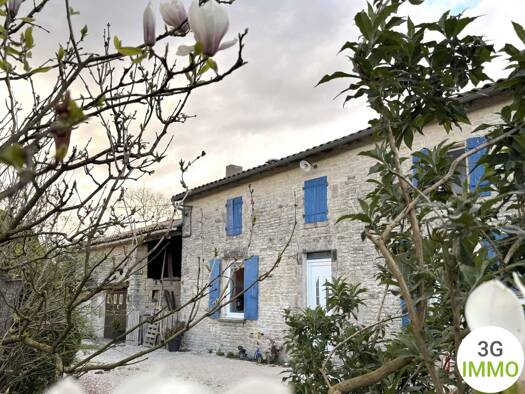 Villa à vendre 159 990 € 10 pièces 6 chambres 228 m² 1 389 m² de terrain Paizay-le-Chapt 79170