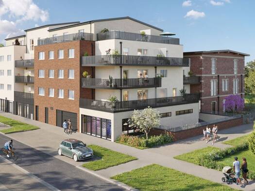 Appartement à vendre - neuf 214 500 € 2 pièces 45,4 m² 3ème étage Militaire-Saint André-Jérusalem Montigny-lès-Metz 57950