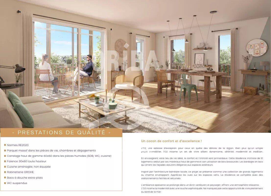 Appartement 4 pièces 93 m² · à Saint-Nazaire · 92,7 m² · 589 500 €