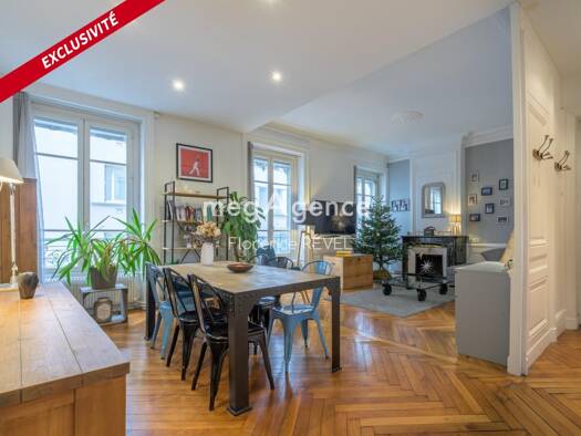 Appartement à vendre 450 000 € 3 pièces 2 chambres 76 m² Étage 1/4 Foch Lyon 6ème arrondissement 69006