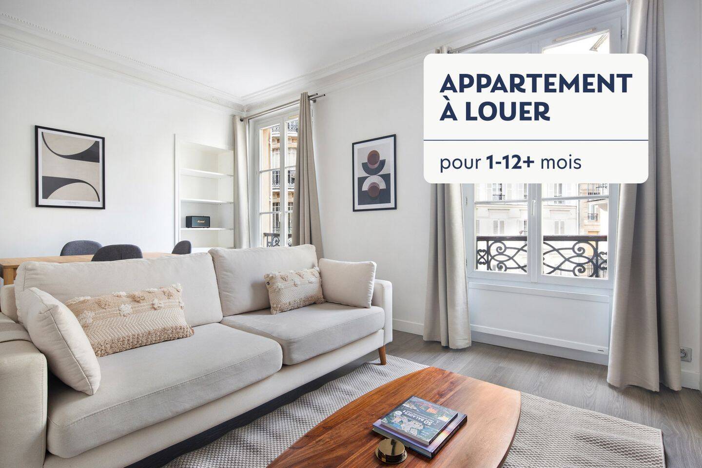 Appartement 3 pièces 61 m² · à Paris 17ème Arrondissement · 61 m² · 3 630 €