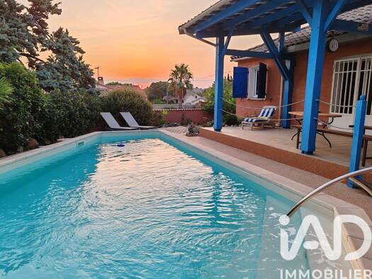 Maison de plain-pied à vendre 432 000 € 5 pièces 3 chambres 112 m² 655 m² de terrain Salles-d'Aude 11110