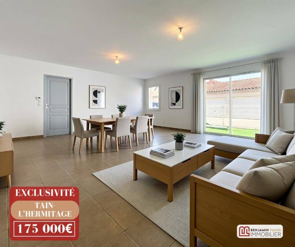 Appartement 3 pièces 71 m² · à Tain-l'Hermitage · 71,4 m² · 175 000 €