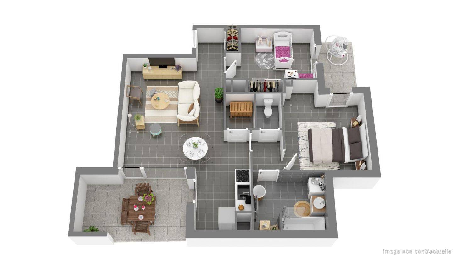 Appartement 3 pièces 63 m² · à Toulouse · 63 m² · 715 €