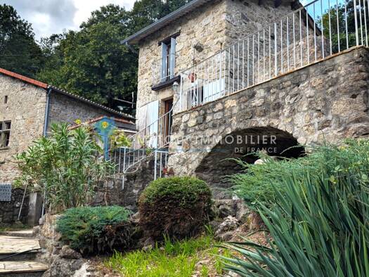 Maison à vendre 133 700 € 3 pièces 2 chambres 50 m² 1 180 m² de terrain Montpezat-sous-Bauzon 07560