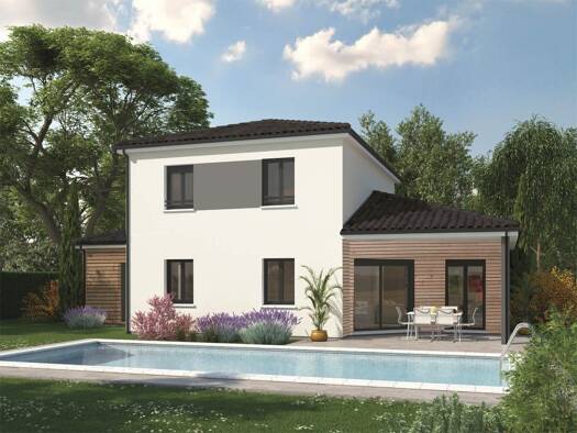 Terrain avec maison neuve à vendre 385 478 € 5 pièces 4 chambres 130 m² 1 020 m² de terrain Muron 17430