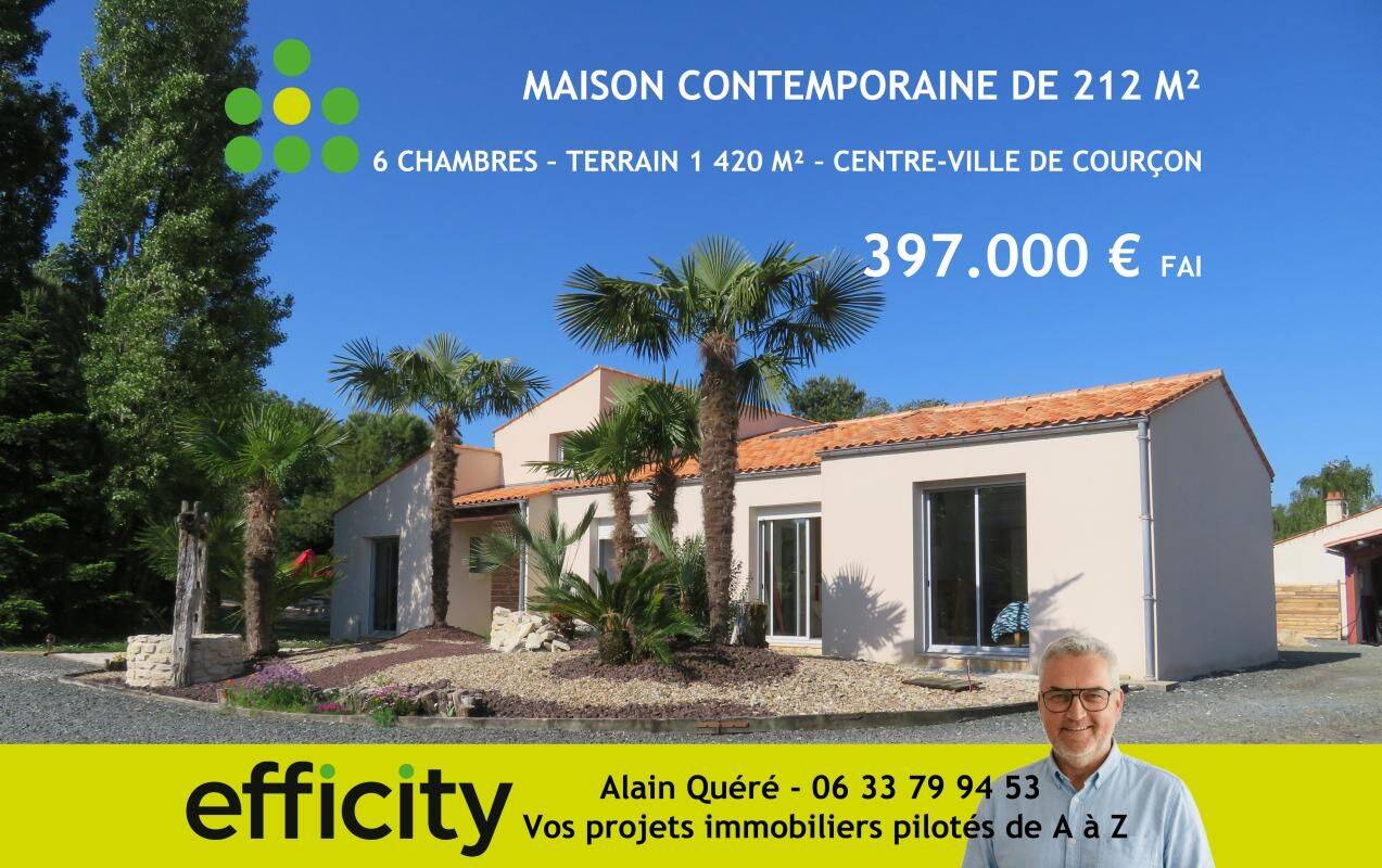 Maison 7 pièces 212 m² · à Courçon · 212 m² · 397 000 €