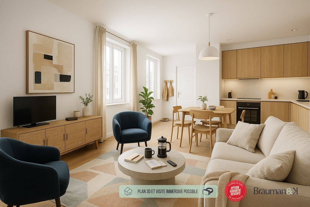 Appartement 3 pièces 62 m² · à Dunkerque · 62 m² · 239 000 €