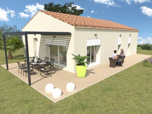 Terrain avec maison neuve à vendre 352 000 € 3 pièces 3 chambres 88 m² 1 048 m² de terrain Garéoult 83136