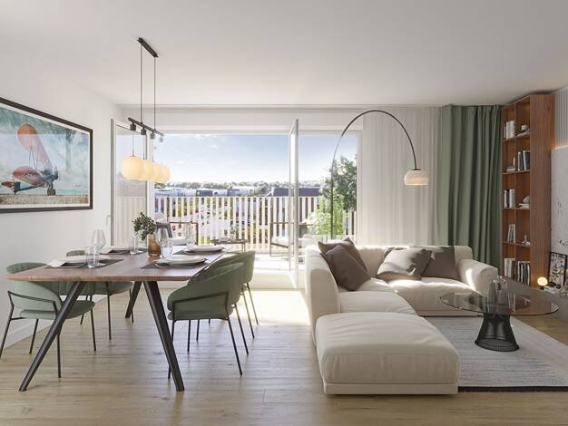 Appartement à vendre - neuf 229 500 € 3 pièces 66 m² Étage 2/4 Nord Vern-sur-Seiche 35770