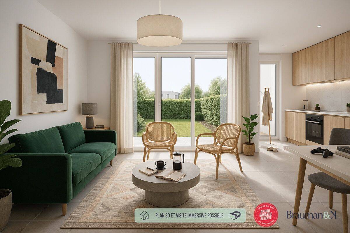 Appartement 3 pièces 57 m² · à Mondeville · 57 m² · 219 000 €