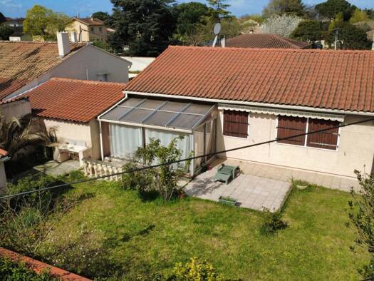 Maison de plain-pied à vendre 239 000 € 5 pièces 3 chambres 83 m² 450 m² de terrain Roussimort Frouzins 31270