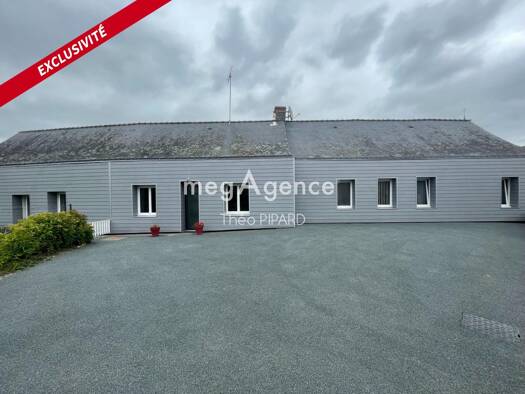 Maison à vendre 154 500 € 6 pièces 4 chambres 164 m² 1 091 m² de terrain Noëllet 49520