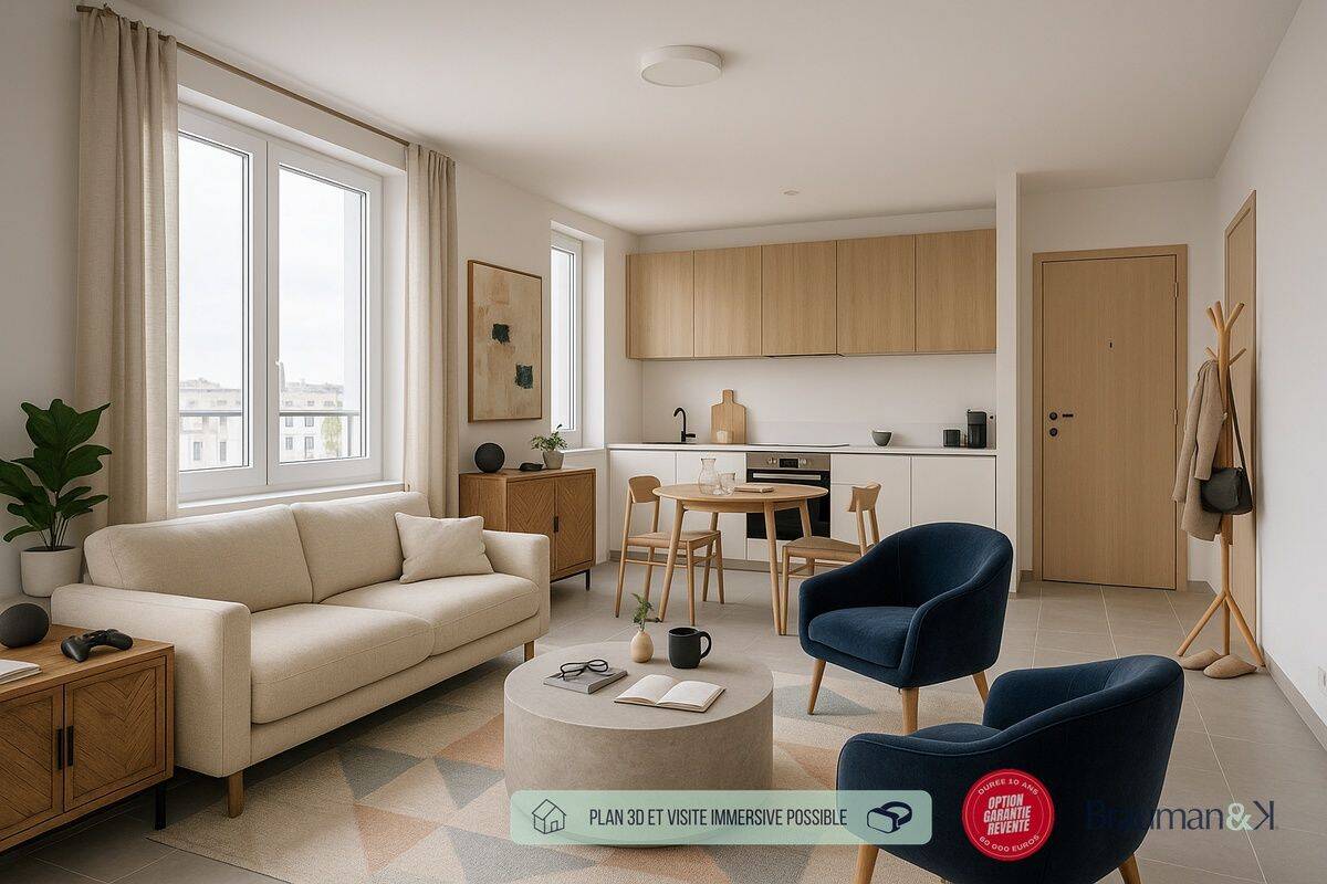 Appartement 2 pièces 46 m² · à Nanterre · 46 m² · 254 080 €