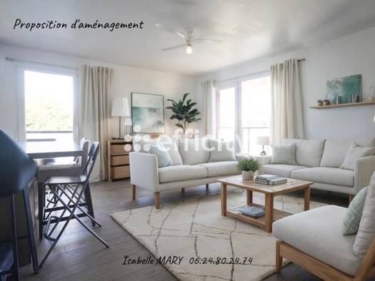 Appartement à vendre 270 000 € 3 pièces 2 chambres 65 m² 1er étage Cerisaie-Medicis Fresnes 94260