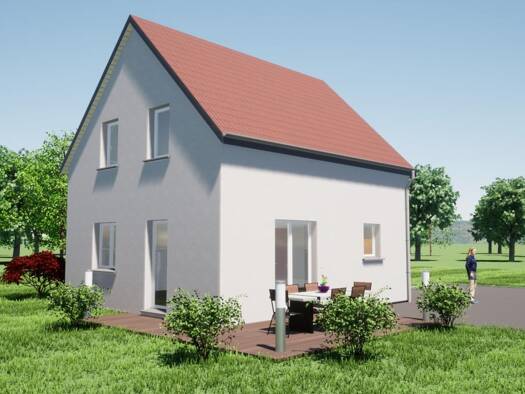Terrain avec maison neuve à vendre 230 000 € 5 pièces 3 chambres 85 m² 350 m² de terrain Bantzenheim 68490