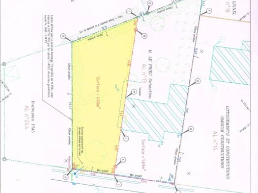 Terrain constructible viabilisé à vendre 150 400 € 400 m² de terrain Ouest Thorigné-Fouillard 35235