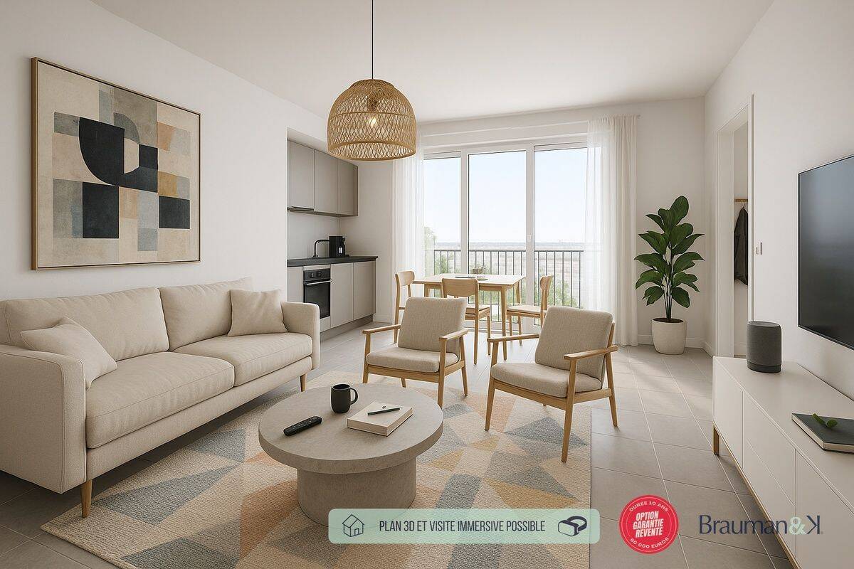 Appartement 3 pièces 76 m² · à Décines-Charpieu · 76 m² · 335 500 €
