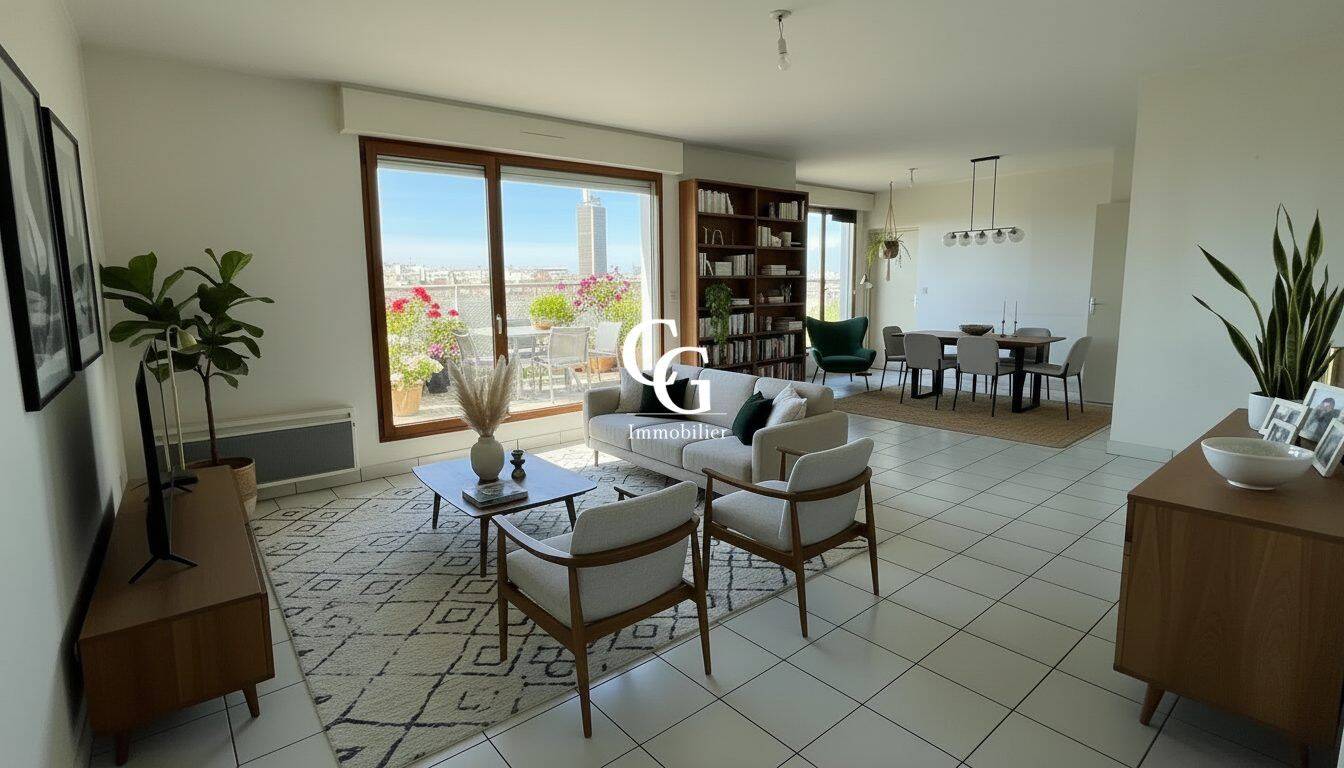 Appartement 4 pièces 109 m² · à Nantes · 108,5 m² · 453 440 €