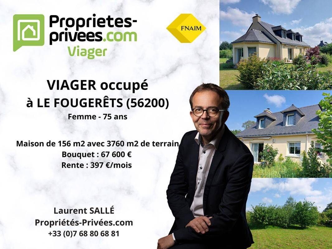 Maison 7 pièces 156 m² · à Les Fougerêts · 156 m² · 67 600 €